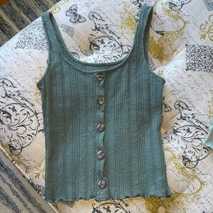 Aeropostale tank top with buttons